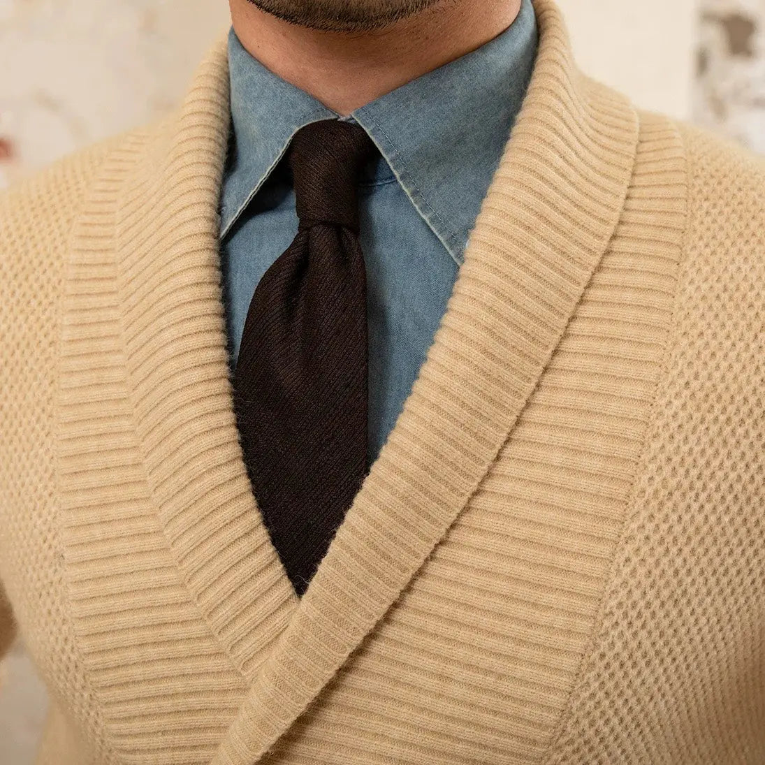 British Classic Knit Cardigan