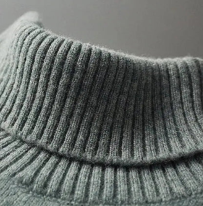 Pure Merino Wool Turtleneck Sweater